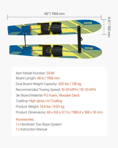 us HSQXLK48INCH09XP1V0 original img v1 water skis f6