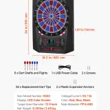 us DZFBB135INCHUY3BZ001V9 original img v1 professional dartboard f6