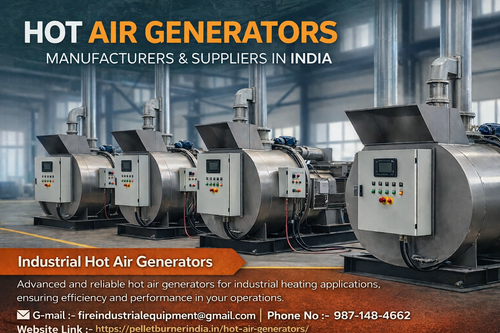 Industrial Hot Air Generator Manufacturer in India | Pellet Burner India.png