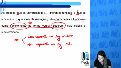 CESPE 400Q AULA 3 PARTE 2 ORAÇÕES SUBORDINADAS SUBSTANTIVAS E IDENTIFICAÇÃO DO PRONOME RELATIVO.mp4 .png