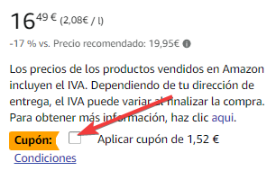 cupón amazon