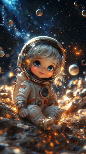 surajarts a cute little baby girl in 3d animation style wearing f4e8d1ef ff78 459c 91d7 6c8b9c652252.jpg