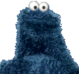 cookie monster yay.gif