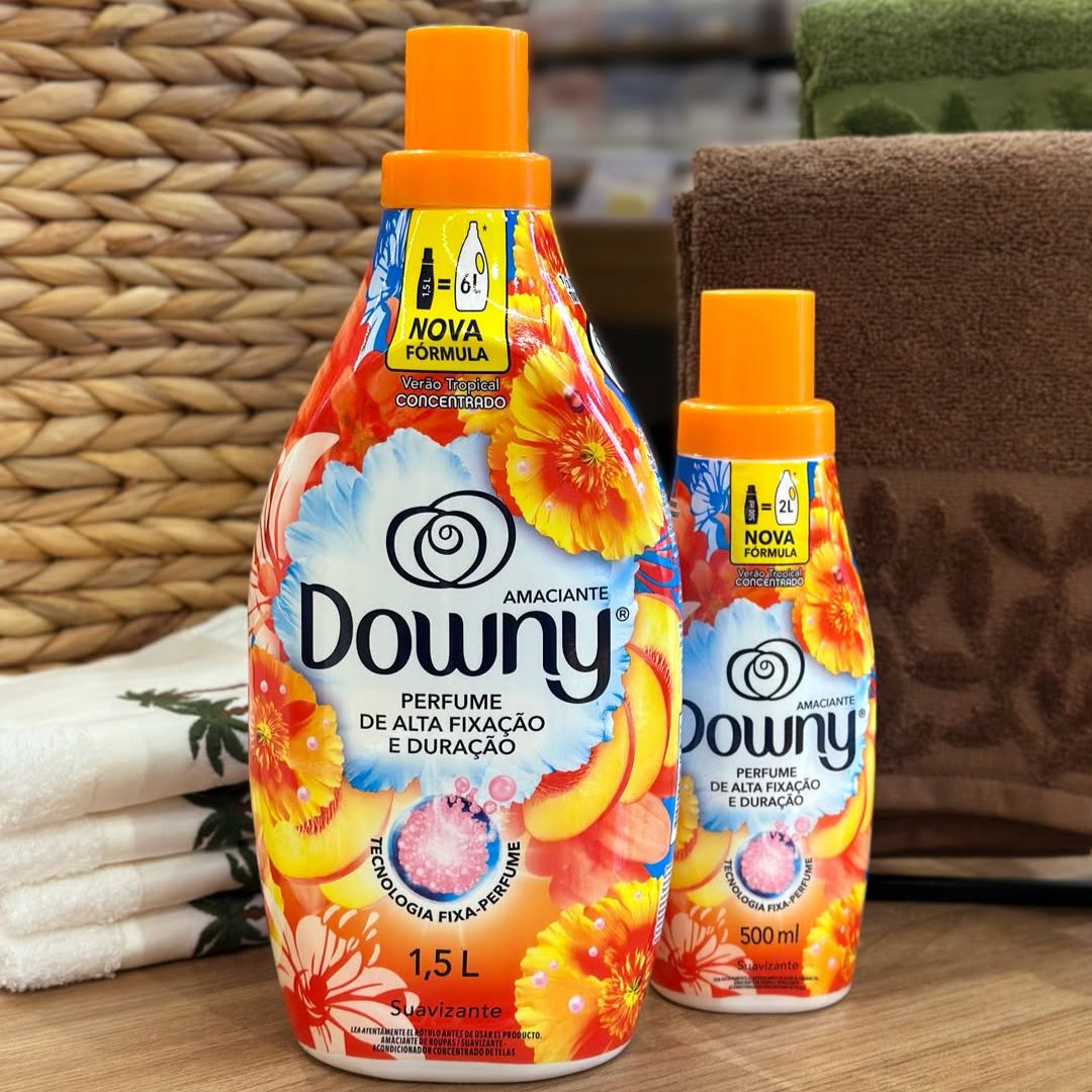 Amaciante Downy Verão Tropical 1.5L Rende 6L