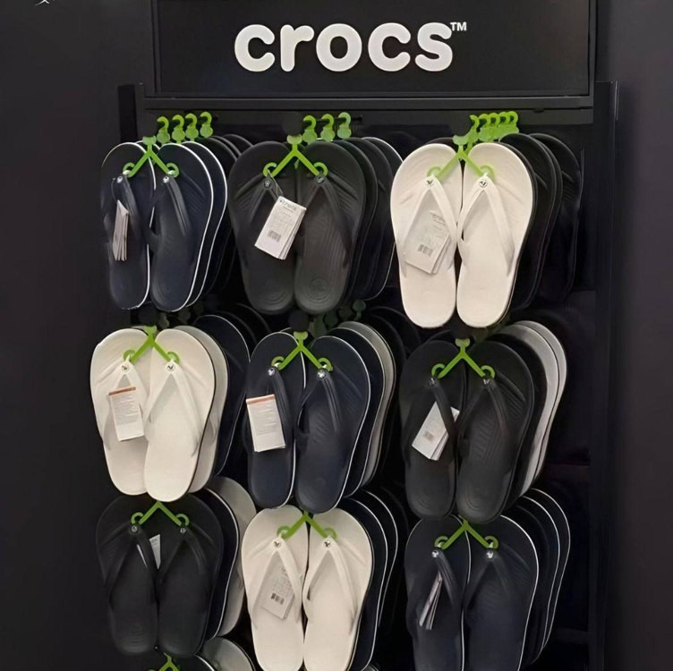 Chinelo Crocs Crocband Flip Black/slate Grey