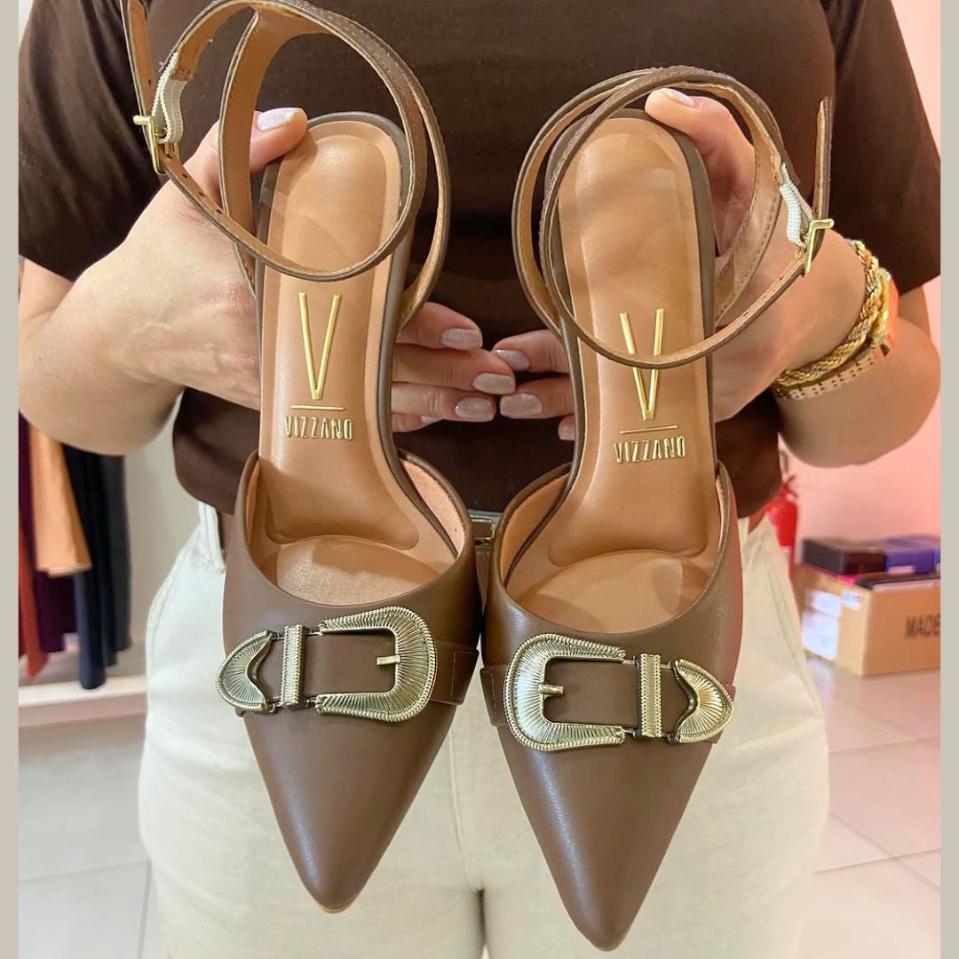 Sapato Scarpin Feminino Salto Fino Vizzano