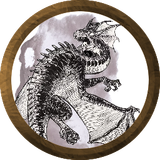 token dragão negro jovem