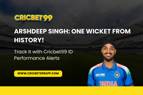 Arshdeep Singh One Wicket from History Track It with Cricbet99 ID Performance Alerts.png