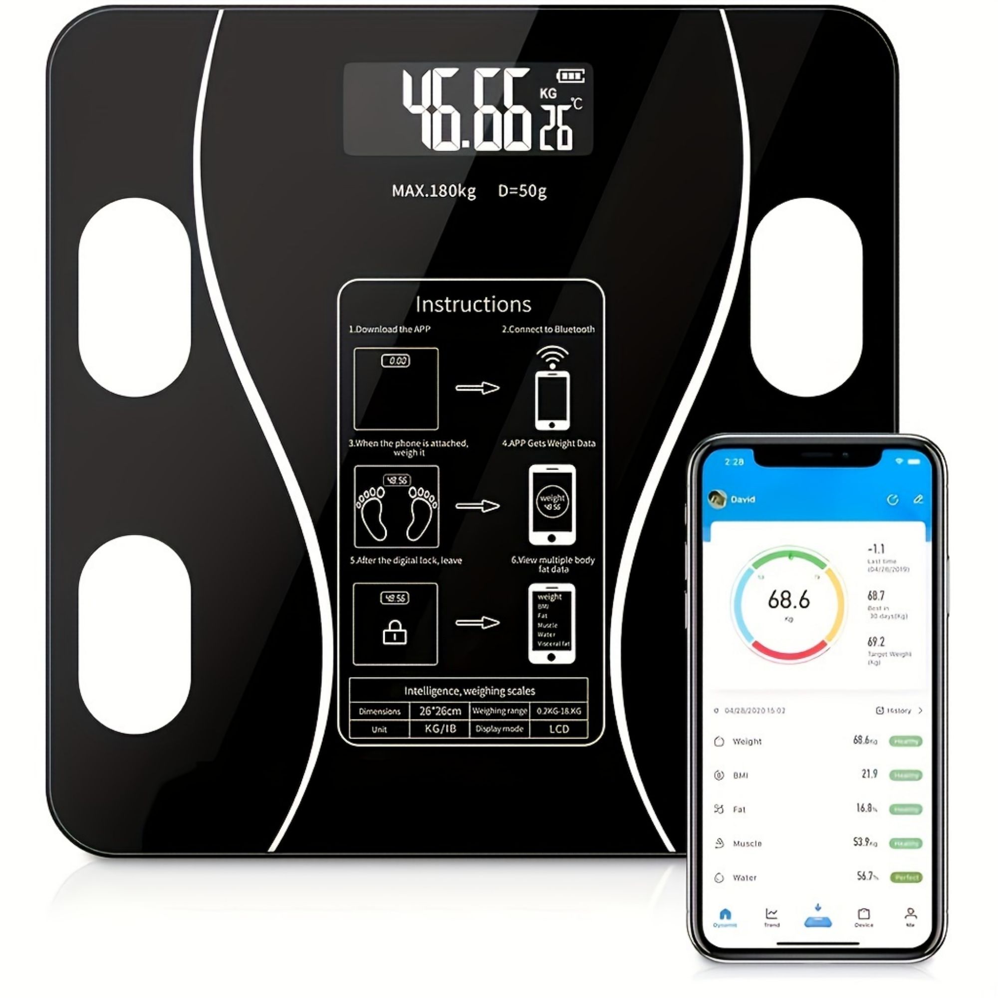 Bluetooth Electronic Weight Scale