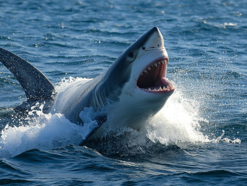 Majestic great White shark.1