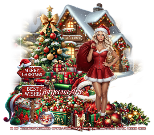 Gorgeous Arie Mrs Christmas