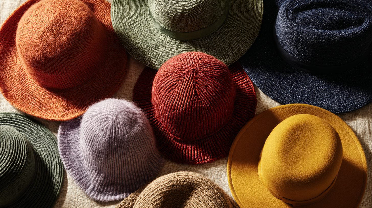 Палитра модных цветов шапок сезона