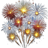 Dynamic firework explosion effect isolated on transparent background for celebratory visuals Premium.png