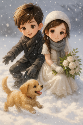 20251209 1251 Kids Playing in Snow remix 01kc0zmmm1fb9sykt9me90qag1.png