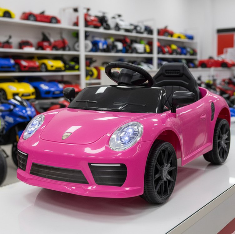 Carro Elétrico Infantil Compact Zippy Toys Cor Rosa