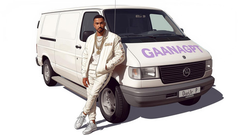 Street King, White Studio — Charismatic male rapper in white bomber jacket, layered chains, subtle m.jpg