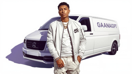 Street King, White Studio — Charismatic male rapper in white bomber jacket, layered chains, subtle m.jpg