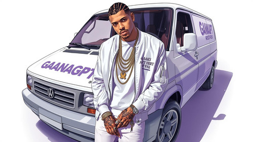 Street King, White Studio — Charismatic male rapper in white bomber jacket, layered chains, subtle m.jpg