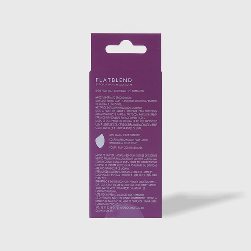 FLAT BLEND OCEANE ESPONJA DE MAQUIAGEM.AZUL foto 3.png