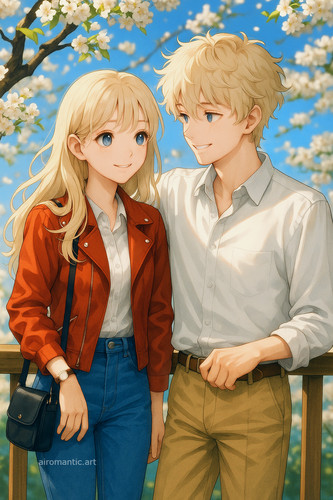 20251127 1135 Anime Couple Blossom Moment remix 01kb1yhhbsfd7v97a4s1w4s7cc.jpg