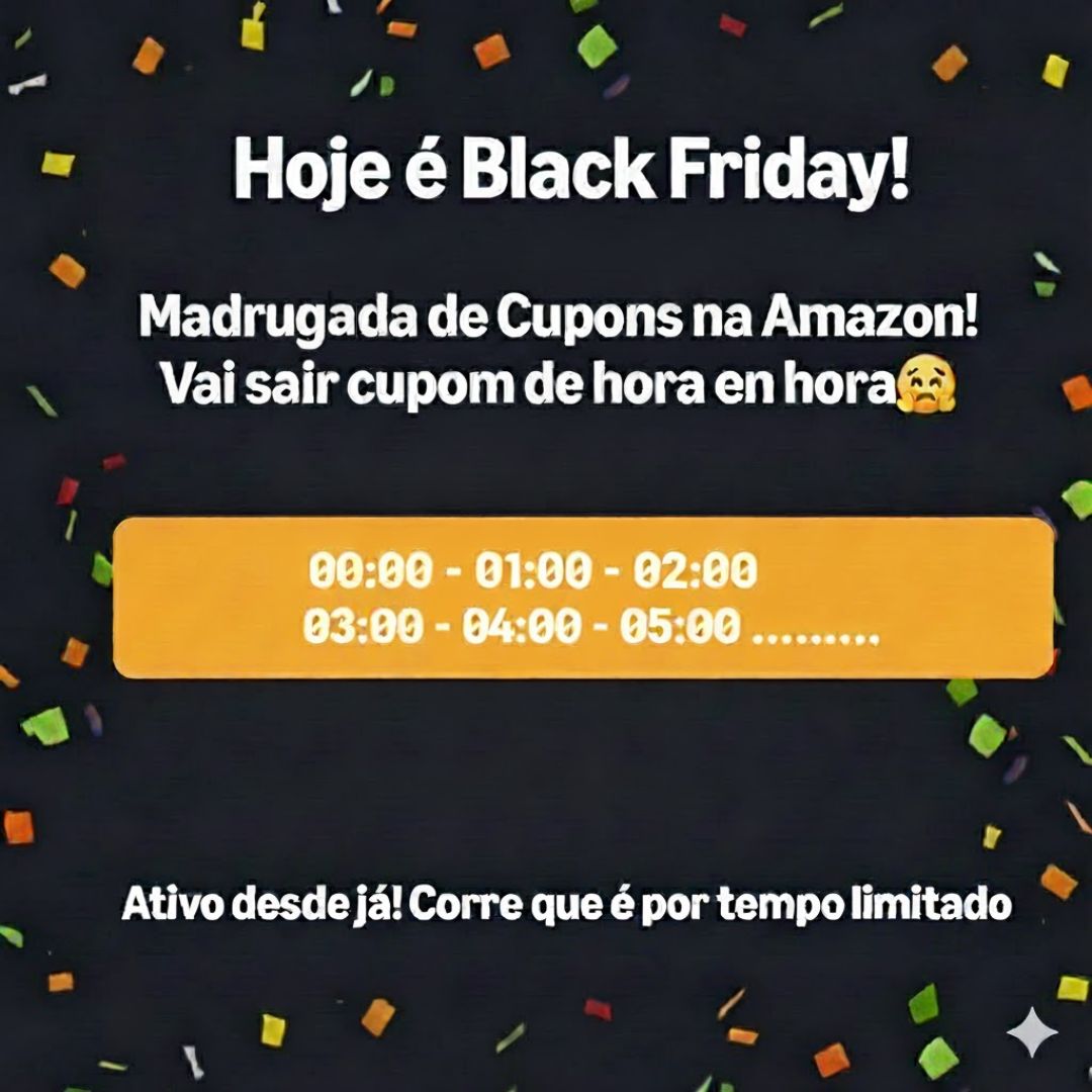 Lista de Cupons da Amazon: Black Friday Amazon