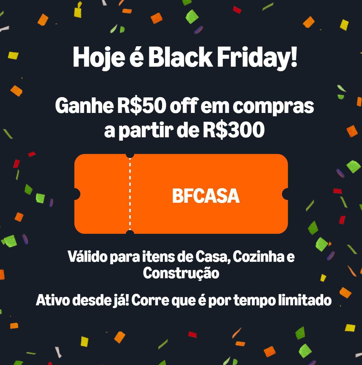 Cupom R OFF em compras acima de R0 – Casa, Cozinha e Construção na Amazon