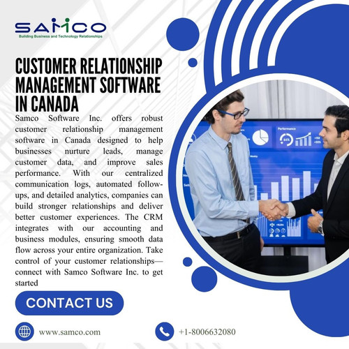 Customer Relationship Management Software in Canada for Smarter Business Growth with Samco Software 