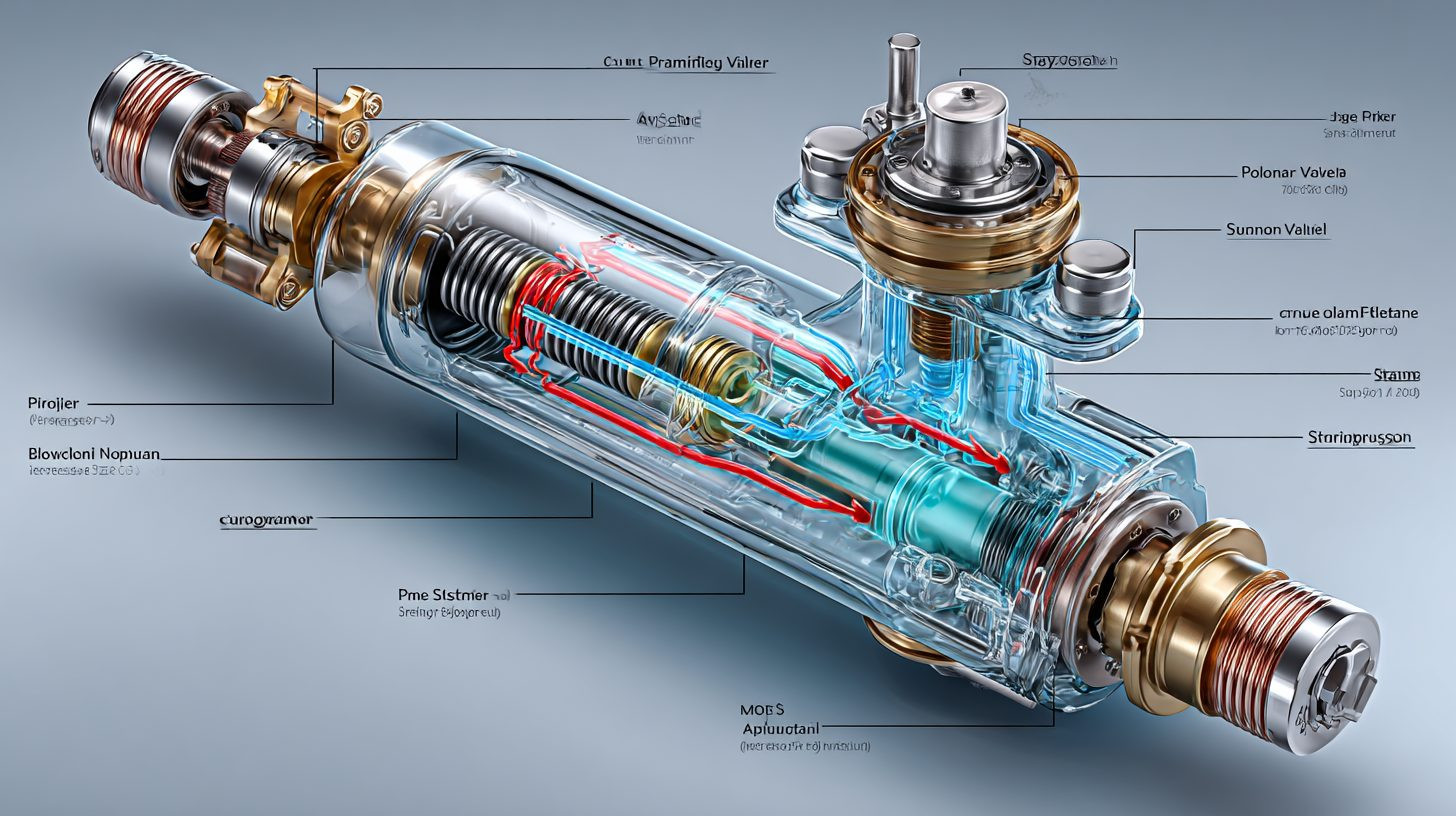 Схема работы соленоидного клапана пилотного действия
