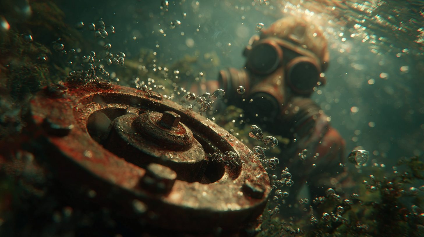 Тест клапана в загрязненной воде