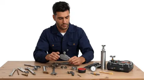 Expert boiler repair technician fixing breakdowns