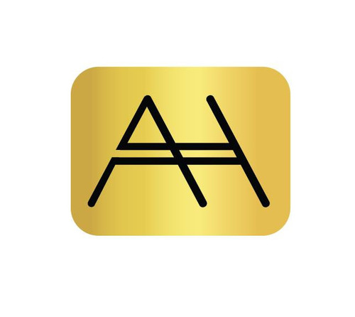 Arrive Home Logo square black on gold.jpg