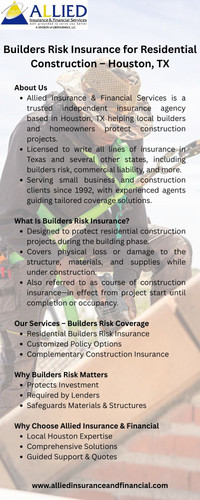 Houston Builders Risk Protection for New Homes