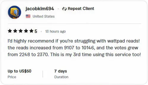 Jacob client wattpad reads service review.webp