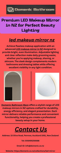 Premium LED Makeup Mirror in NZ for Perfect Beauty Lighting.jpg