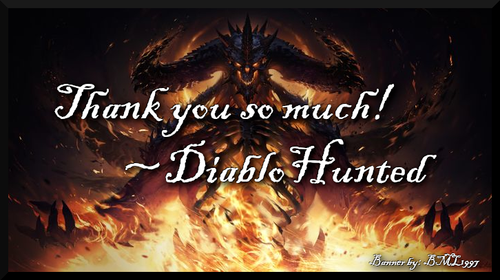 DiabloHunted thanks