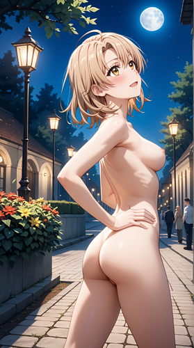 ブルーモト いろはちゃん、夜の公園で全裸露出 その2 132618098 p63