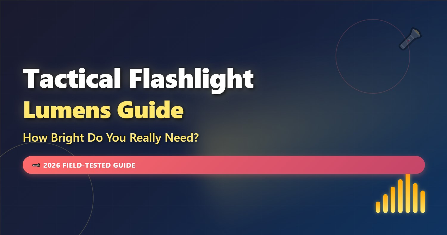 Tactical Flashlight Lumens Guide: How Bright Do You Need?