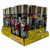 Isqueiro Clipper D24 CP11R HAPPY SKULLS + LB Unidade (Grande) 3744 (4) (1)