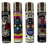 Isqueiro Clipper D24 CP11R HAPPY SKULLS + LB Unidade (Grande) 3744 (3) (1)