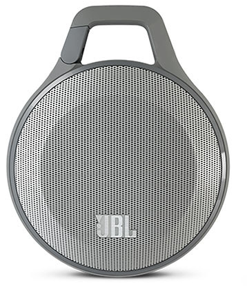 JBL CLIP Ultra Portable Rechargeable Speaker Integrated Carabiner Gray 1.png
