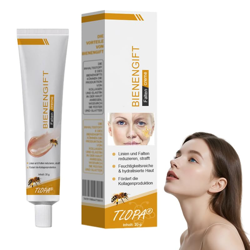 #VerdientProvisionen<br>TLOPA Bienenvenom Faltenentfernungscreme