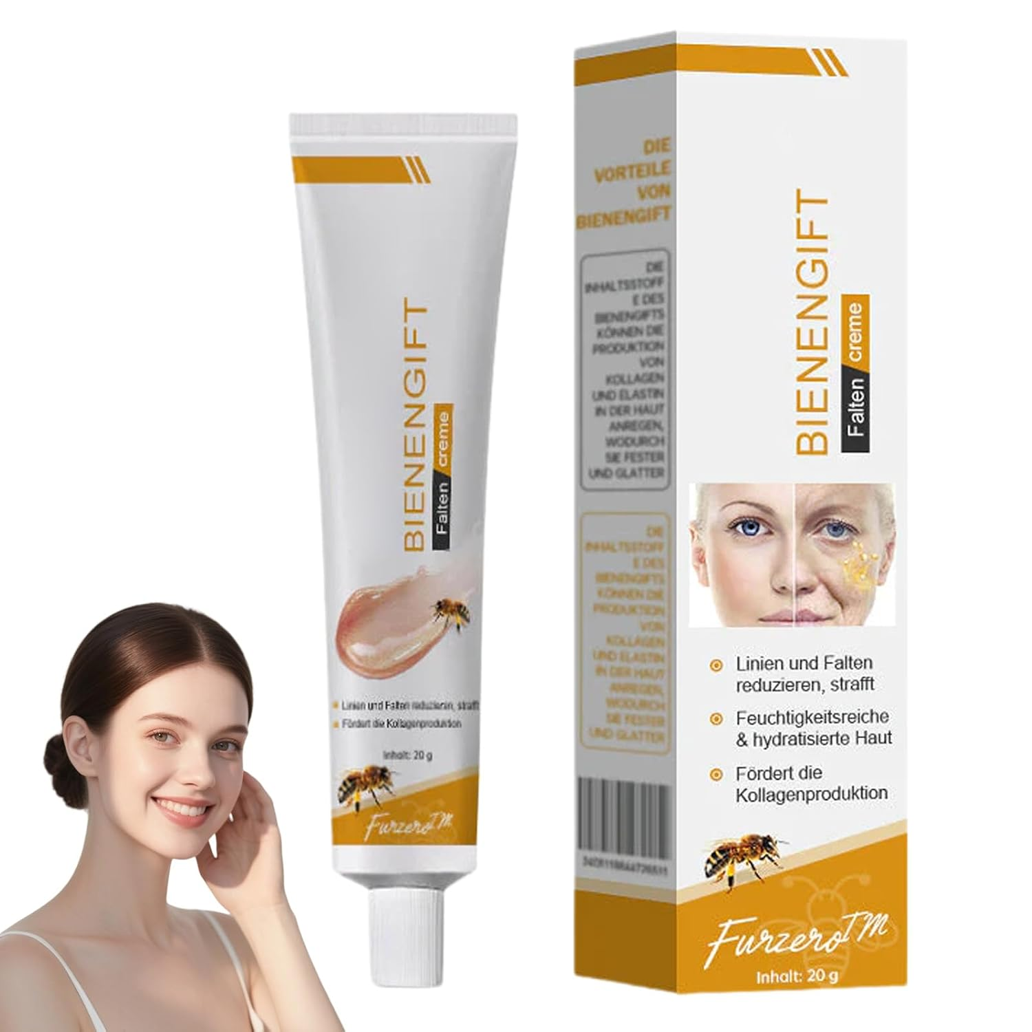 #VerdientProvisionen<br>Furzero Bienenvenom Faltenentfernungscreme