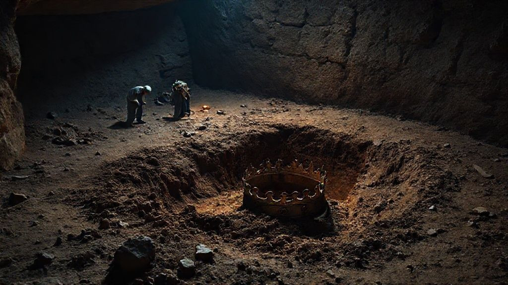 Unveiling the Secrets of the Ancient Burial Site: The Mysterious Bronze Crown