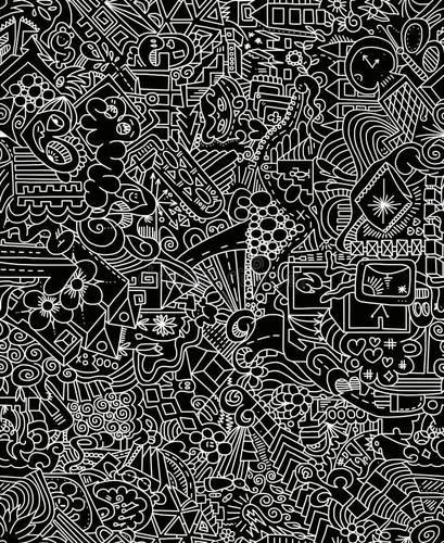 black white abstract hand drawn drawing chaotic shapes black white abstract hand drawn drawing chaot.jpg