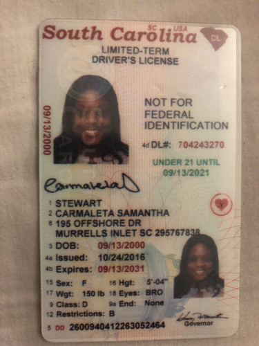 Carmaleta Stewart license.jpg