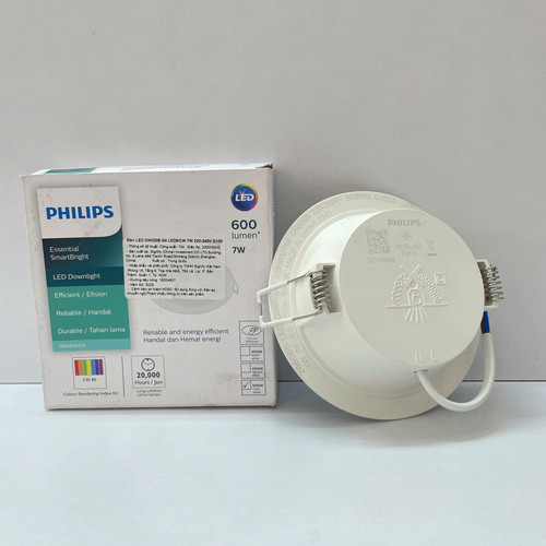 den downlight am tran led philips essential smartbright dn020b g4 led6 cw 6w 220 240v d100 gm 6500k 