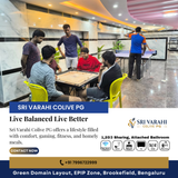 Sri Varahi Colive PG offers the perfect mix of comfort, fitness, fun and food.