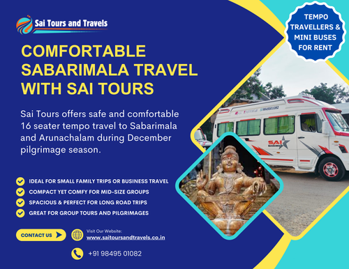 December pilgrimage season is here and Sai Tours is ready to serve you.