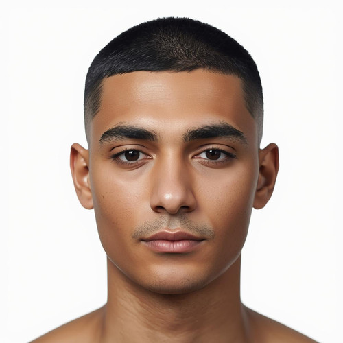 Hyperrealistic portrait of a North Indian male with a Regulation Cut, short tidy military inspired h.jpg