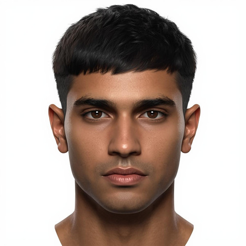 Hyperrealistic portrait of a North Indian male with a French Crop (short textured fringe), front fac.jpg